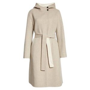 Theory Hooded Wrap Coat